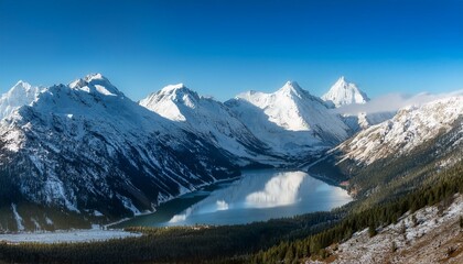 Fototapeta premium The scene is a reminder of the beauty found in the quiet moments of nature. 