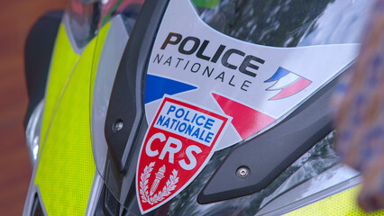 Police Nationale CRS motorbike