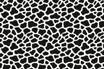 Obraz premium Cow Skin Print Pattern: Classic Animal Texture Design