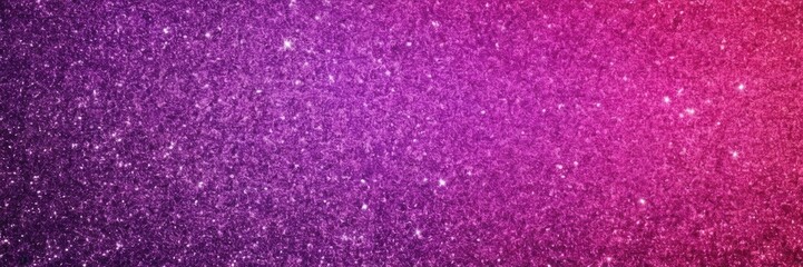 a textured background with a gradient that transitions from purple on the left to pink on the right. It has a glittery or sparkly appearance, with numerous small, bright specks scattered throughout