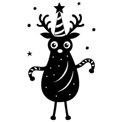 Christmas Quirky and Fun with white background	