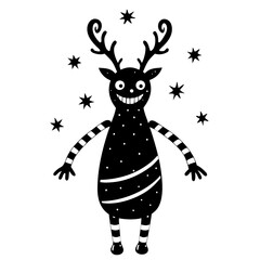 Christmas Quirky and Fun with white background	