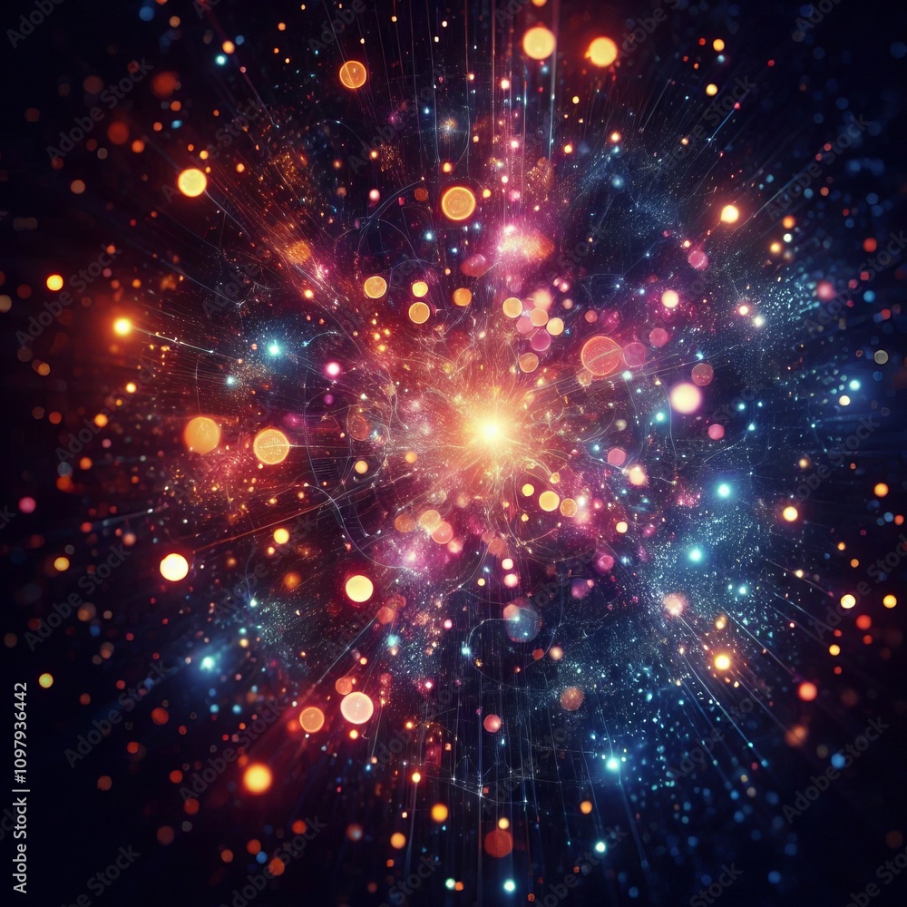 Aufkleber glow effect an image with a glowing or luminous effect creating