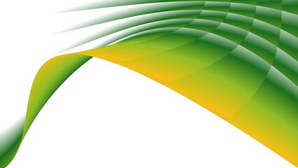 Vibrant abstract design featuring flowing green and yellow waves, perfect for backgrounds, websites, and modern graphics. Ideal for eco-friendly and energetic themes.