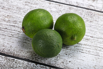 Green sour tropical Lime fruit