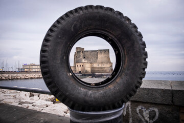 The city of Napoli in Italy