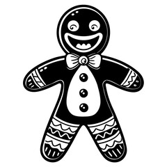 Christmas Gingerbread Giggle with white background 