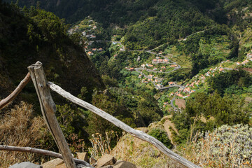 on the trail to Curral das Freiras (The Valley of the Nuns), Madeira, Portugal 