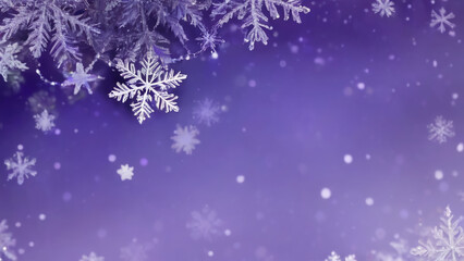 snowflake on a blue background