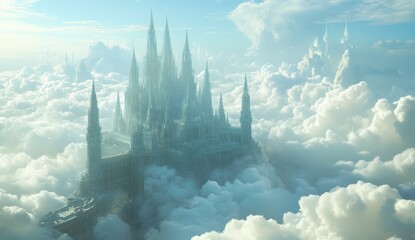 A Fantasy Palace Above the Clouds