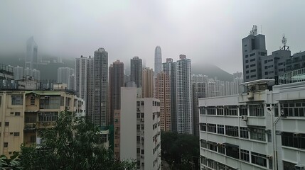 Fototapeta premium High_rise_buildings_and_towering_skyscrape