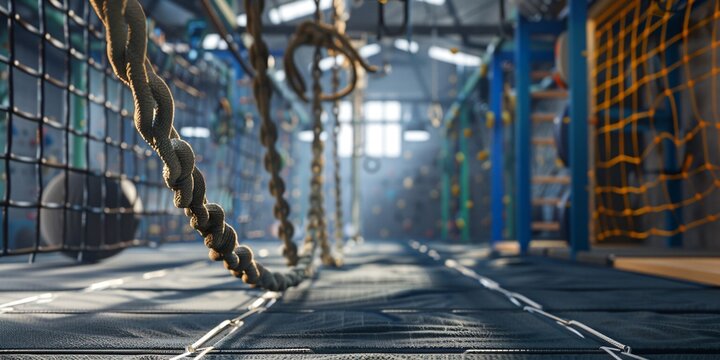 The Ultimate Fitness Adventure, Revolutionary Gym Environments Featuring Climbing Nets, A New Era of Physical Training