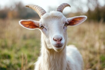 Obraz premium Organic livestock farming with free-range animals raised on natural diets and sustainable practices