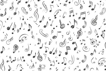 Fototapeta premium Abstract musical pattern for your design