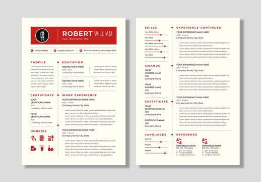 Minimalist Resume Layout