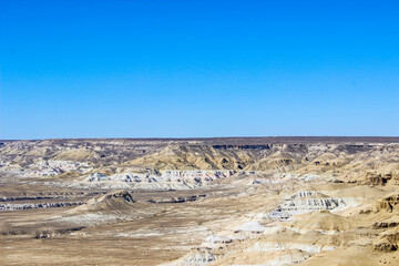 the bottom of the prehistoric Tethys Ocean, Mangystau, Kazakhstan