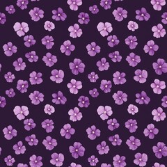 Violet flower pattern