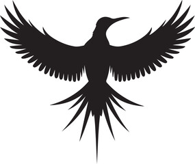 Obraz premium Bird vector art illustration