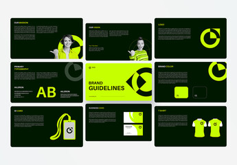 Brand Guideline Presentation Template Layout