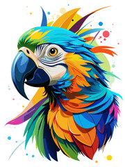 blue and yellow macaw ara © Diana