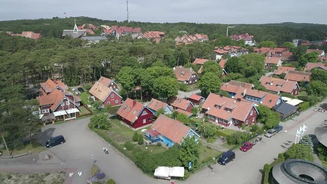 Nidden an der Kurischen Nehrung in Litauen am Kurischen Haff
