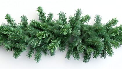 Digital image of pine branches woven into a carpet, suitable for digital use