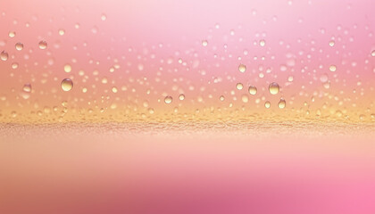 Obraz premium Spring Rain Droplets on Pastel Background