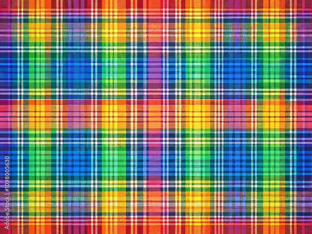 Poster vibrant abstract rainbow color plaid background for dynamic visual effects and artistic designs in c