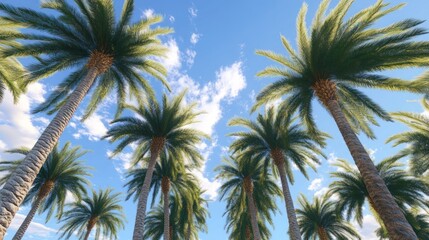 Palm Trees Reaching for the Sky