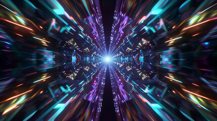 Hyperspace Jump Through Colors