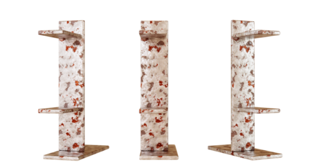 Triple  Shoe Rack Display