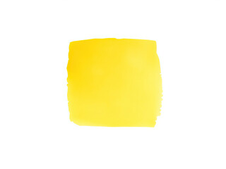 Modern watercolor design featuring yellow square shape on white backdrop, square, background, yellow, frame, artistic