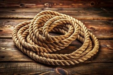 Vintage Style Photography of Twisted String Rope Cord Cable Line in Natural Light with Rustic Textures and Earthy Tones, Capturing the Essence of Simplicity and Craftsmanship