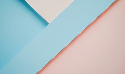 Abstract geometric shapes in soft pastel colors create a modern, minimalistic design.