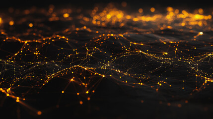 Abstract digital background electromagnetic wave background Innovation digital wave background information technology background The background is the background. gradient wave digital wave banner