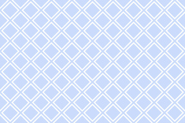 Fototapeta premium Abstract Seamless Diagonal Geometric Checked Light Blue Pattern. 