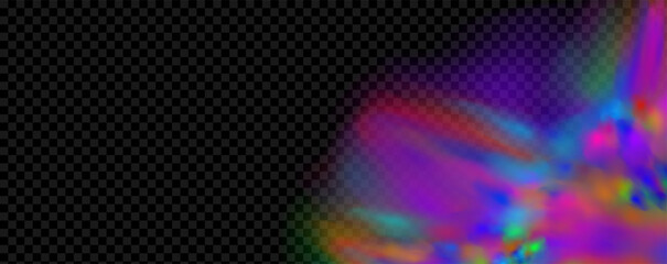 Background of an explosion of colorful smoke clouds.Multicolor fog with blue and yellow particles.