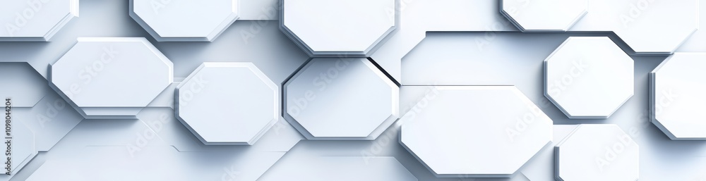 Poster geometric abstract background with a hexagonal pattern. simple hexagonal elements for medical, techn