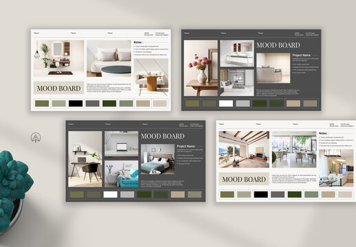 Brand Mood Board Layout