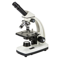 microscope isolated on white
