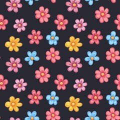 Fototapeta premium flower pattern graphic