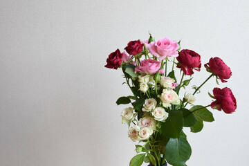 スプレー薔薇の花束