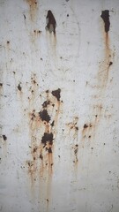 Rust on the iron for the background. old peeling paint on rusty gates.