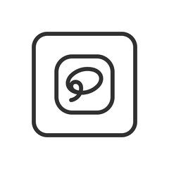 Lasso tool. Design and design tools icons. Modern, simple flat vector illustration for web site or mobile app