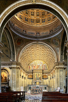 Chiesa di Santa Maria presso San Satiro di milano, italia