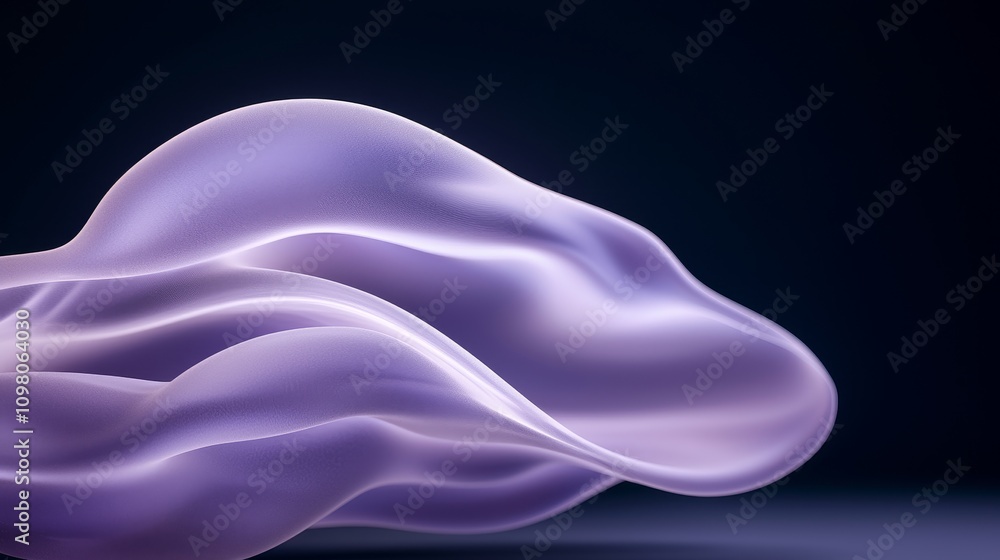Poster Colorful Abstract Background with Immersive Flowing Shapes and Textures for Modern Art and Design Projects