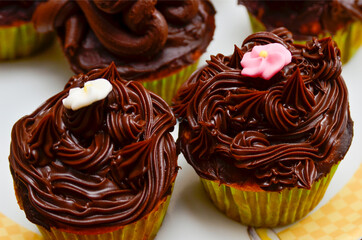 Magdalena de chocolate