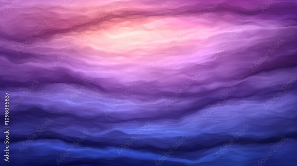 Poster serene abstract composition in pastel tones with pixelated texture for tranquil environments