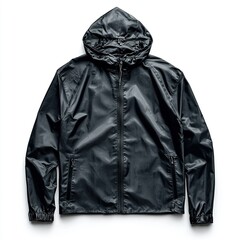 black leather jacket