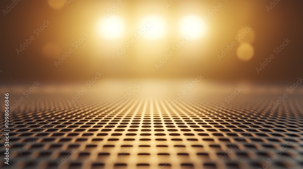 Poster abstract digital composition with subtle lights and textured surface in warm tones for modern design
